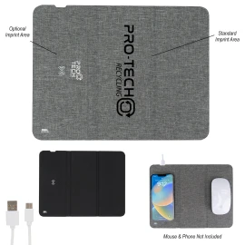 Product: RPET 10W WIRELESS CHARGING MOUSE PAD