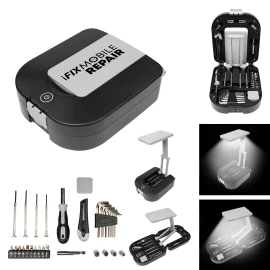 Product: 30-PIECE TOOL KIT WITH LIGHT