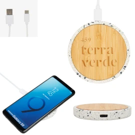 Product: 10W SPECKLE & BAMBOO WIRELESS CHARGER