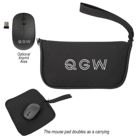 Product: WIRELESS MOUSE WITH MOUSEPAD CARRYING CASE
