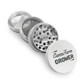 Product: Custom Metal White Grinder – 50mm