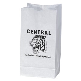 Product: White Peanut Bag - 3½W x 2⅜ x 7⅛