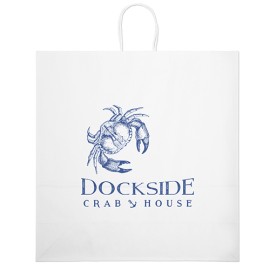 Product: White Kraft Duke - 18W x 7 x 18¾H