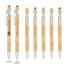 Product: TROPICAL BAMBOO INCLINE PEN WITH STYLUS