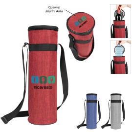 Product: RPET HEATHERED WINE COOLER TOTE BAG