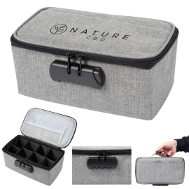 Product: HEATHERED STASH BAG WITH LOCK