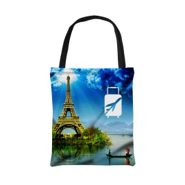 Product: 14" W X 16" H FULL COLOR POLYESTER BAG
