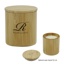 Product: BISON LANE BAMBOO CANDLE