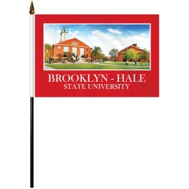 Product: 5" x 8" Polyester Stick Flags