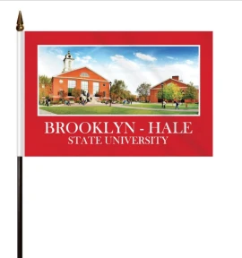 Product: 12" x 18" Polyester Stick Flags