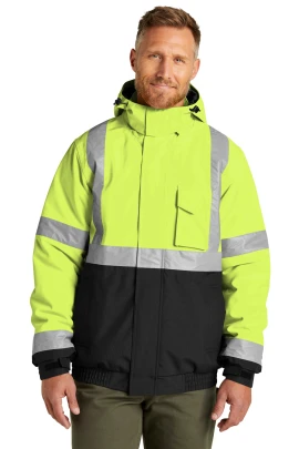 Product: CornerStone® ANSI 107 Class 3 Economy Waterproof Insulated Bomber Jacket