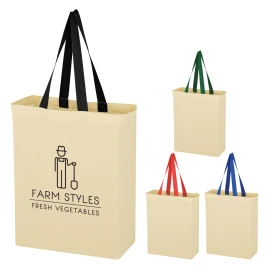 Product: Natural Cotton Canvas Grocery Tote Bag