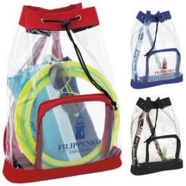 Product: Clear Cinch Backpack
