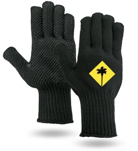 Product: Extra Warm Black Knit Freezer Gloves