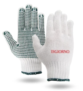 Product: White Freezer Gloves w/Green Grip Dots