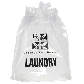 Product: Poly Draw Bag - 9½W x 12H