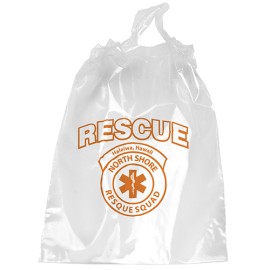 Product: Poly Draw Bag - 12W x 15H x 3