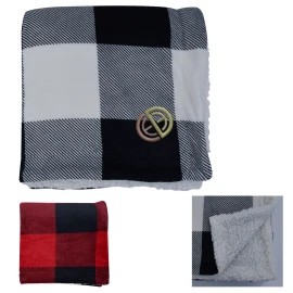 Product: Buffalo Plaid Sherpa Blanket