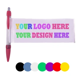 Product: Pen with a Full Color Printed Pullout Banner