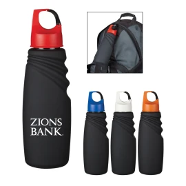 Product: 24 Oz. Matte Finish Crest Carabiner Sports Bottle