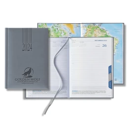 Product: Castelli Tucson Medio White Page Tabbed Daily Diary
