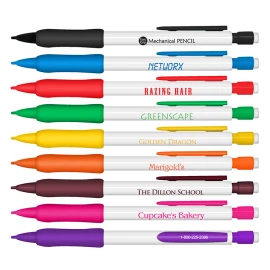 Product: Liqui-Mark® Mechanical Pencil - White Barrel w/Rubber Grip