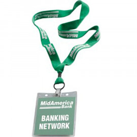 Product: Cotton Lanyard- Crimp-1 inch