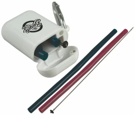 Product: Traveler's Silicone Straw w/Carabiner Case