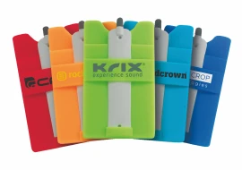 Product: Silicon Smart Wallet w/Stylus Stand
