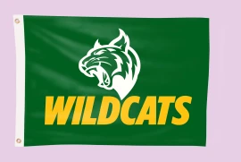 Product: 3-ft. H x 5-ft. W Team Flag (DOUBLE SIDED)
