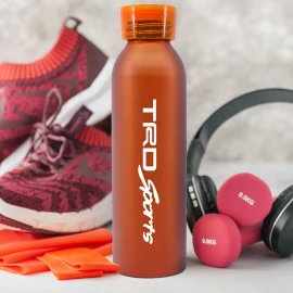 Product: 20 oz. Aluminum Bottle with Silicone Carrying Strap