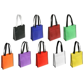 Product: Peak Non-Woven Tote Bag with Pocket