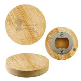 Product: Bamboo Bottle Opener Magnet