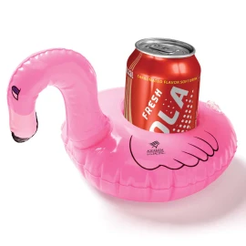 Product: Inflatable Pink Flamingo Beverage Coaster