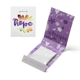 Product: Purple Garden of Hope Matchbook