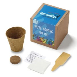 Product: Inspirational Rooting for You Planter in Kraft Gift Box