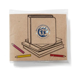 Product: School Kids Coloring Book & 6-Color Pencil Set To-Go
