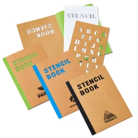 Product: Stencil Book (5¾"x8¼")
