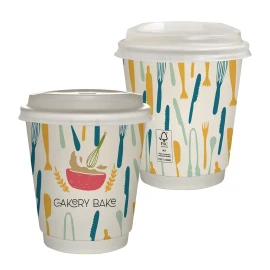 Product: 10 oz. Full Color Insulated Paper Cup With Lid