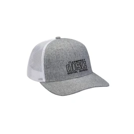 Product: Heather Woven/Soft Mesh Trucker Style Cap