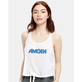 Product: Women's Sheer Cropped Racer Tank Top