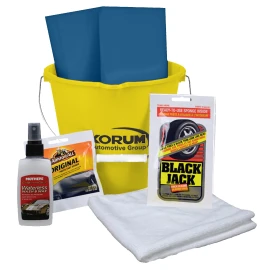 Product: Detailing Car Wash Kit With Assorted Cleaners