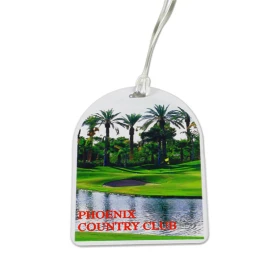 Product: Oval Top Golf Tag With Digital Process Imprint