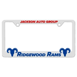 Product: Hi-Impact 3D Traditional License Plate Frame - Abs
