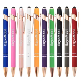 Product: Rose Gold Soft-Touch Aluminum Pen w/ Stylus