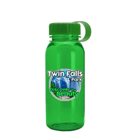 Product: 18 Oz. Digital Cadet Transparent Bottle w/Tethered Lid