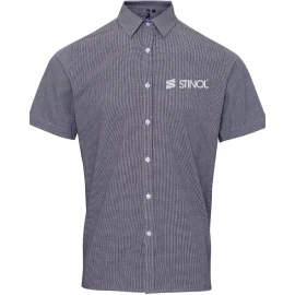 Product: Men's Microcheck Gingham Cotton Shirt