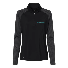 Product: Adidas Women's Stripe Block Quarter-Zip Pullover