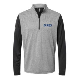 Product: Adidas Men's Heather Block Print Quarter-Zip Pullover