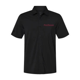 Product: Adidas Men's Button Down Short Sleeve Shirt